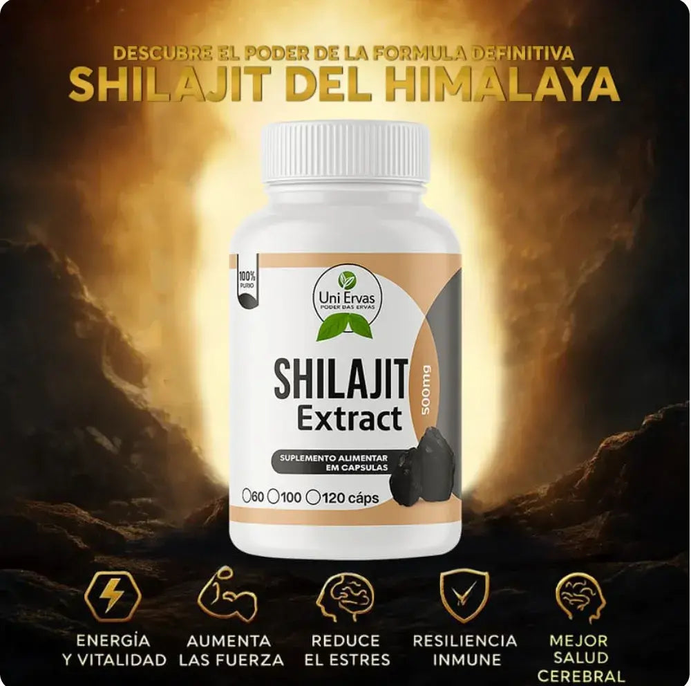 💥 Shilajit Puro – Energía, Vitalidad y Rendimiento 💪
