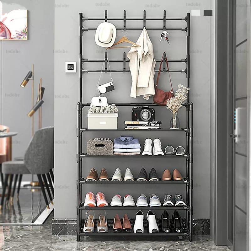 🌟 Estante Organizador de Zapatos y Abrigos