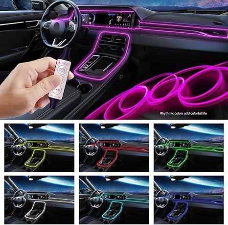 Cinta LED  FUTURISTA  RGB Neon Para Auto- CALIDAD PREMIUM.